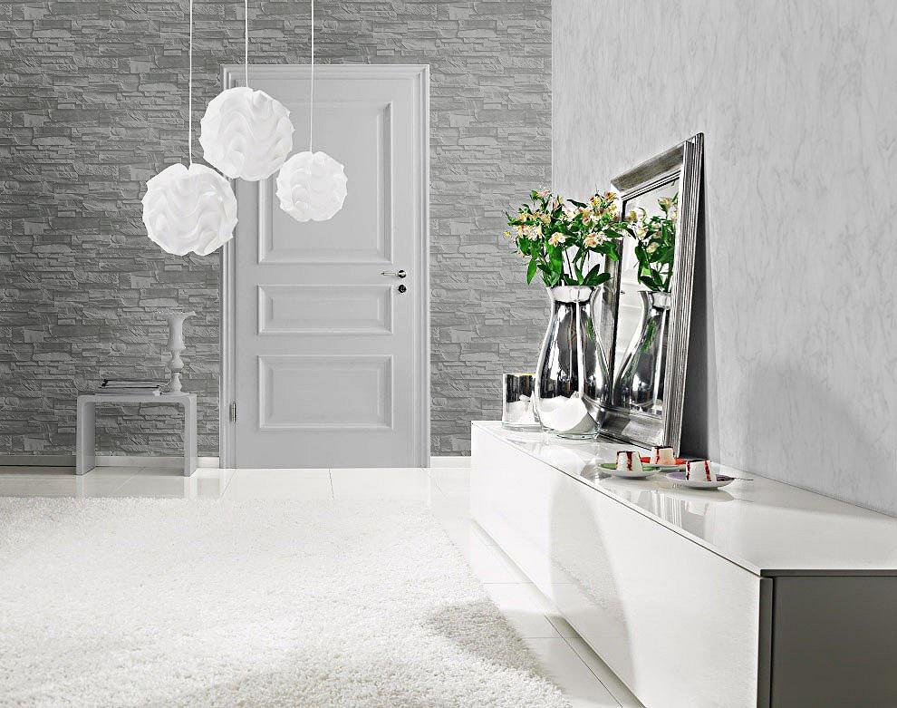 475029 Rasch Factory II Grey Brick 3D Effect Wallpaper - Image 4