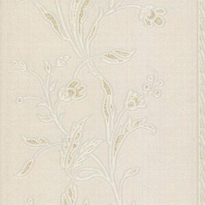 3839 Zambaiti Floral Cream Textured Wallpaper